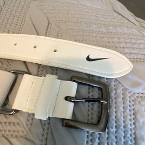 Nike baseball belt white OS